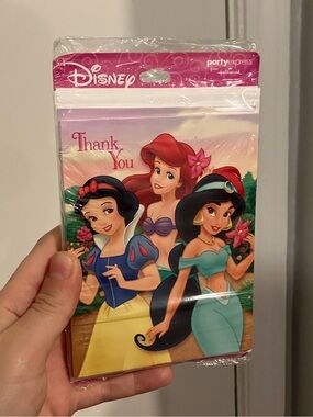 Disney Princess Party Express by Hallmark Vintage Deadstock Thank you Notes